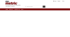Desktop Screenshot of mrmetric.com
